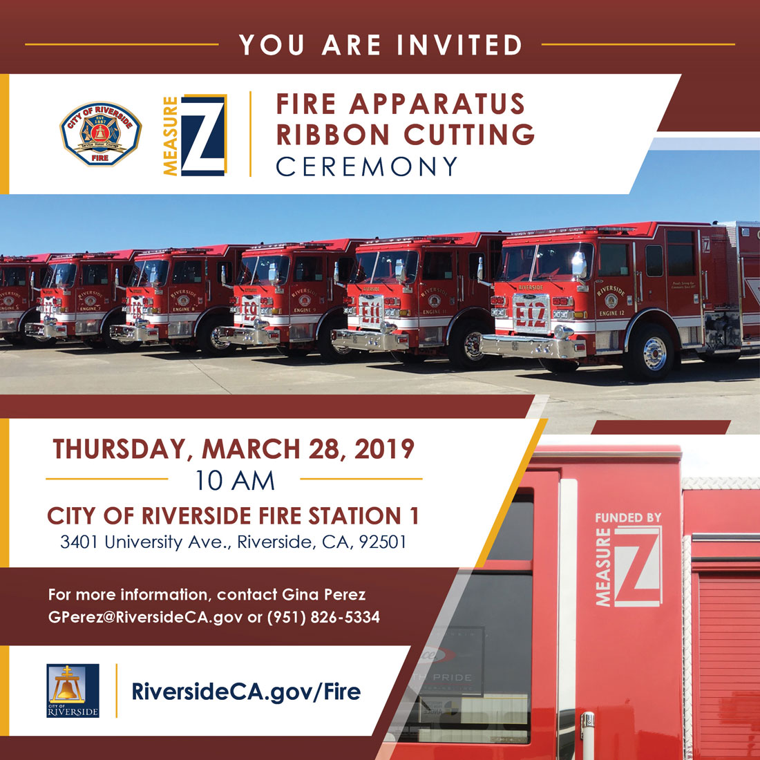 Flyer for ribbon cutting event